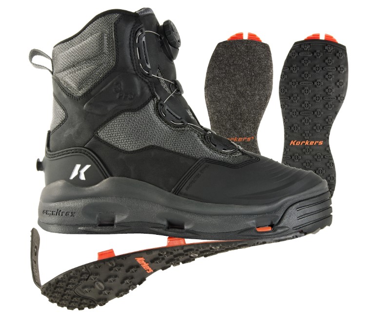 Korkers Darkhorse Wading Boot - Kling On and Felt